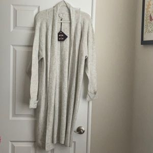 Ava & Viv Long -  Light Heather Gray - Sweater